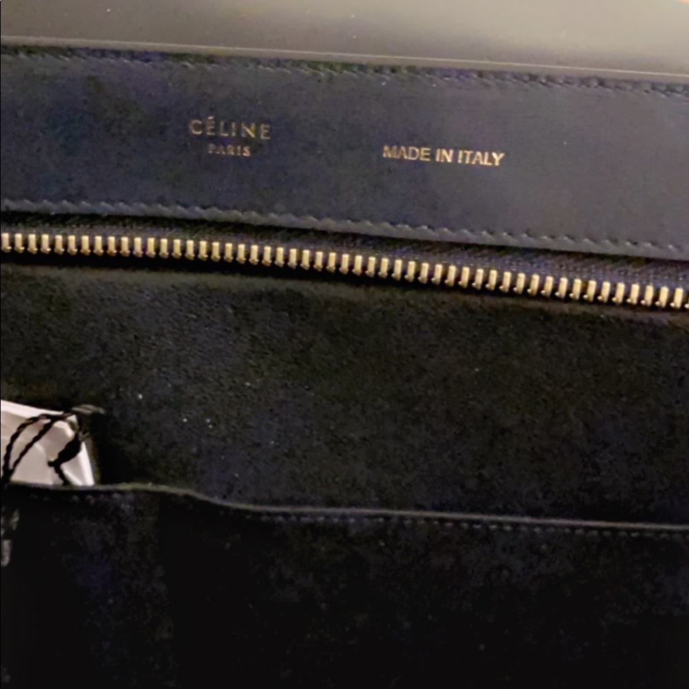 Celine Trapeze Leather Python bag - Picture 5 of 6